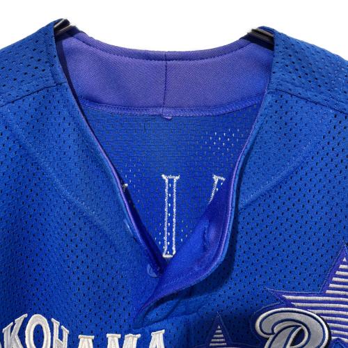 横浜DeNAベイスターズ (ヨコハマディーエヌエーベイスターズ) 応援グッズ ブルー 1993年実使用ビジターユニフォーム ユニフォーム 藤枝慎治【88】