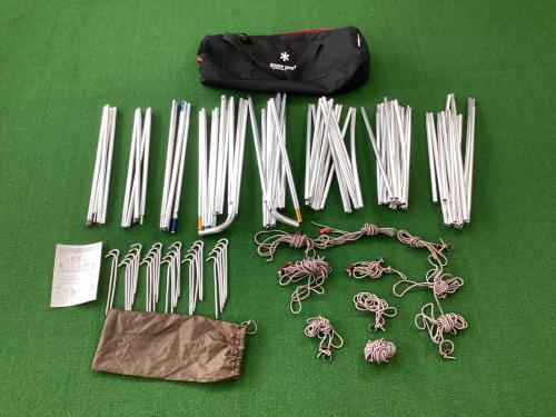 Snow peak (スノーピーク) シェルター 2017年製 TP-660 リビングシェルロングPro 530×415×220cm 4-6人用 程度B 程度B スカートあり ハンマーなし/説明書あり