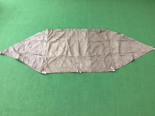軍幕 パップテント ヨゴレ有/US表記有 シェルターハーフテント ポール別売り スカートなし ハンマーなし/説明書なし TC素材