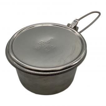 CASCADE CUP (カスケードカップ) シェラカップ R刻印 1/2パイント リッドバー付 初期モデル