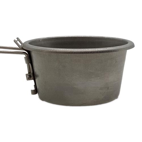 CASCADE CUP (カスケードカップ) シェラカップ R刻印 1/2パイント リッドバー付 初期モデル