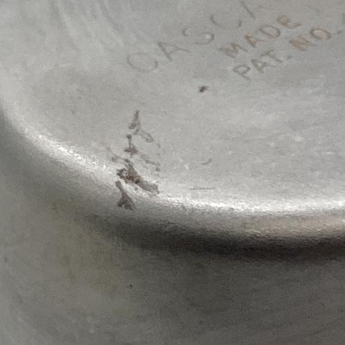 CASCADE CUP (カスケードカップ) シェラカップ R刻印 1/2パイント リッドバー付 初期モデル