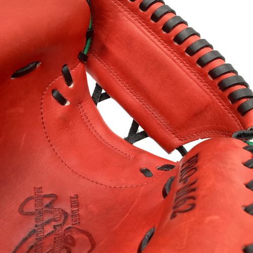 HATAKEYAMA (ハタケヤマ) プロフェッショナルモデル 軟式グローブ PRO-M62 甲斐モデル  SIZE 26cm レッド×グリーン