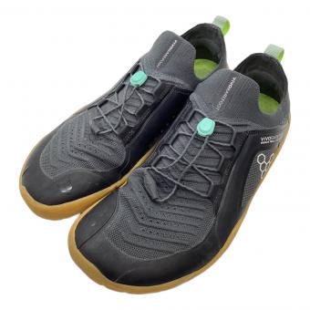 VIVOBARE FOOT (ビボベアフット) トレッキングシューズ メンズ SIZE 26.5cm ブラック×グレー ＠E 309099-13 プライマストレイルニット FG トレランシューズ