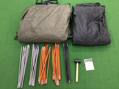 THE NORTH FACE (ザ ノース フェイス) シェルター NV22320 エバベース6 約280×280×200(h)cm 2～4人用 程度B 程度B スカートあり ハンマーあり/説明書あり