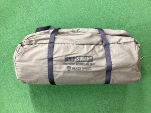 GRIP SWANY (グリップスワニー) モノポールテント オリーブ@ GST-04 FIRE PROOF GS MOTHER TENT 約420x420x280cm 2-4人用 未使用品 未使用品 スカートあり TC素材