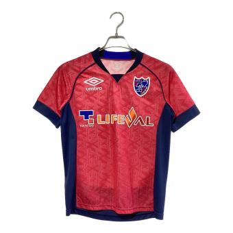 FC東京 (エフシートウキョウ) 2017シーズン プレマッチ用 サッカーユニフォーム ピンク×ネイビー SIZE SS-S