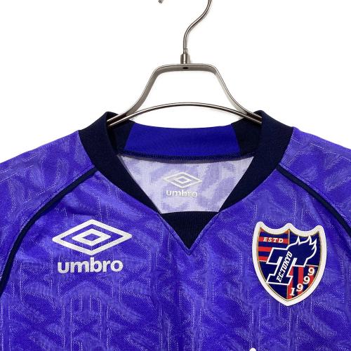 FC東京 (エフシートウキョウ) 2017シーズン プレマッチ用 サッカーユニフォーム UDS7726TK パープル×ネイビー SIZE SS-S