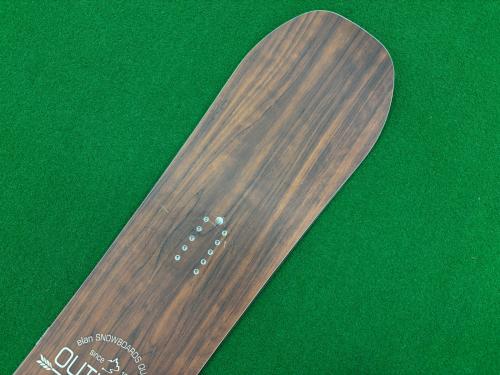 ELAN (エラン) OUTLAND スノーボード 木目調 151cm ブラウン