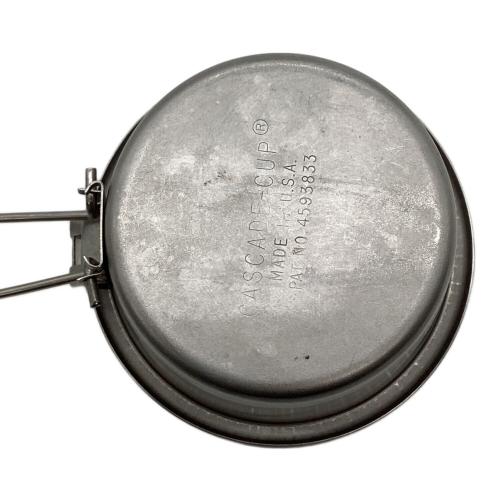 CASCADE CUP (カスケードカップ) シェラカップ 1/2パイント リッドバー付初期モデル