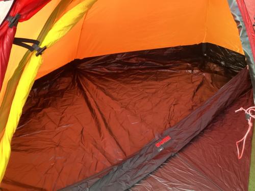 HILLEBERG (ヒルバーグ) ソロテント レッド＠ SOULO(ソウロ) 約220×160×95(h)cm 1人用 程度A 程度A スカートなし ハンマーなし/説明書あり シルナイロン