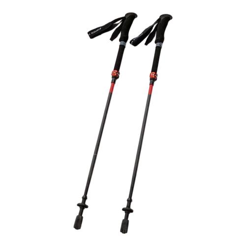 MSR (エムエスアール) トレッキングポール 100-120cm ブラック×レッド 2P ダイナロックアッセント カーボン