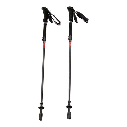 MSR (エムエスアール) トレッキングポール 100-120cm ブラック×レッド 2P ダイナロックアッセント カーボン