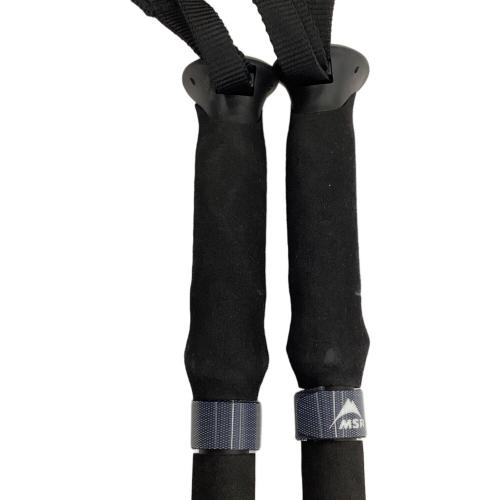 MSR (エムエスアール) トレッキングポール 100-120cm ブラック×レッド 2P ダイナロックアッセント カーボン