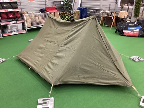軍幕　USシェルターハーフ2枚　ファスナー加工済 US軍 (ユーエスグン) 軍幕 シェルターハーフテント｜トレファクONLINE