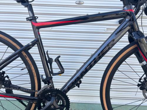panther (パンサー) ロードバイク グラベルロードバイク HADESシリーズ SG-red 付属品：CATEYE VELO 9、ドリンクホルダー ブラック