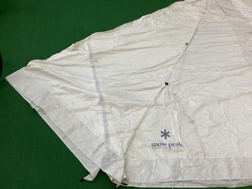 Snow peak (スノーピーク) モノポールテント FES-432 2022年雪峰祭限定 ＠ ヨゴレ有 タープエクステンションテント4 アイボリー