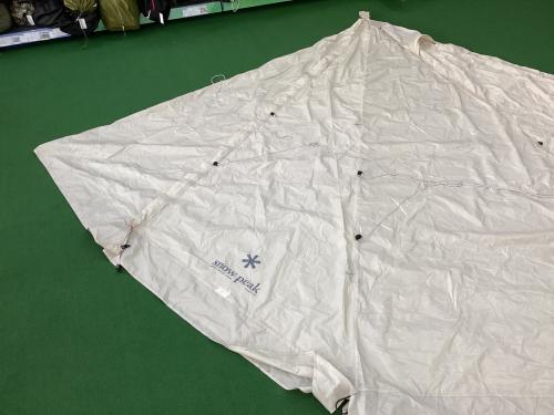 Snow peak (スノーピーク) モノポールテント FES-432 2022年雪峰祭限定 ＠ ヨゴレ有 タープエクステンションテント4 アイボリー