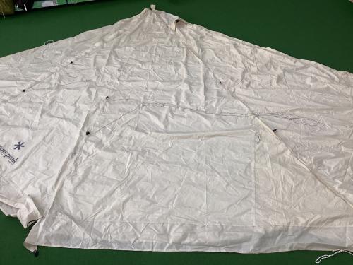 Snow peak (スノーピーク) モノポールテント FES-432 2022年雪峰祭限定 ＠ ヨゴレ有 タープエクステンションテント4 アイボリー