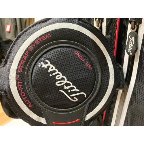 Titleist (タイトリスト) キャディバッグ ブラック×レッド STADRYスタンド式キャディバッグ