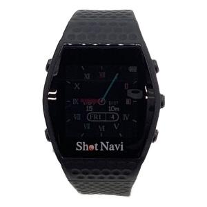 SHOT NAV (ショットナビ) ゴルフGPSナビ 箱・ケーブル付 ブラック INFINITY