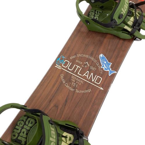 ELAN (エラン) OUTLAND スノーボード 151cm ブラウン｜トレファクONLINE