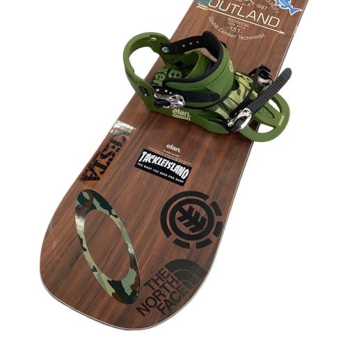 ELAN (エラン) OUTLAND スノーボード 151cm ブラウン｜トレファクONLINE