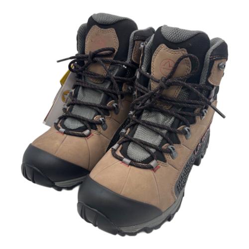 LA SPORTIVA (スポルティバ) NUCLEO HIGH GTX ハイカット(ソフトソール) トレッキングシューズ EUR 42(約26.5-27cm) ブラック×ブラウン