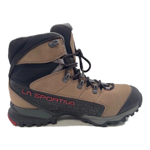 LA SPORTIVA (スポルティバ) NUCLEO HIGH GTX ハイカット(ソフトソール) トレッキングシューズ EUR 42(約26.5-27cm) ブラック×ブラウン