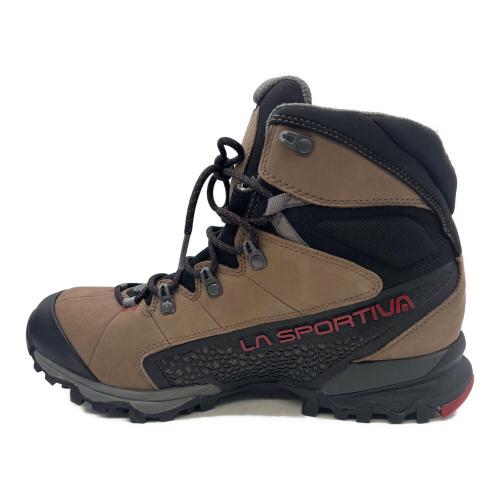 LA SPORTIVA (スポルティバ) NUCLEO HIGH GTX ハイカット(ソフトソール) トレッキングシューズ EUR 42(約26.5-27cm) ブラック×ブラウン