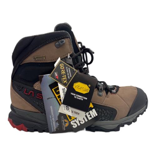 LA SPORTIVA (スポルティバ) NUCLEO HIGH GTX ハイカット(ソフトソール) トレッキングシューズ EUR 42(約26.5-27cm) ブラック×ブラウン