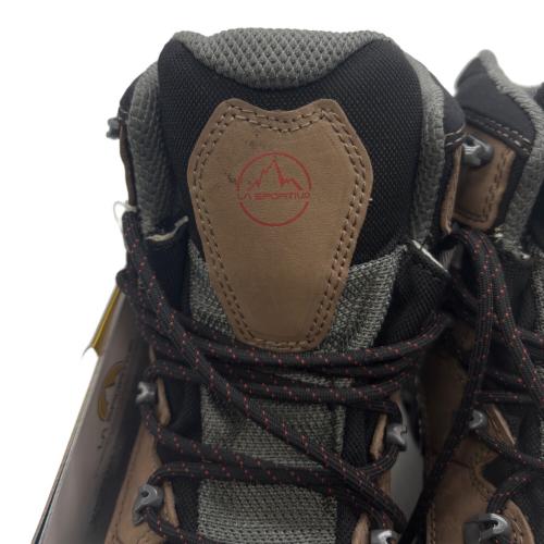 LA SPORTIVA (スポルティバ) NUCLEO HIGH GTX ハイカット(ソフトソール) トレッキングシューズ EUR 42(約26.5-27cm) ブラック×ブラウン