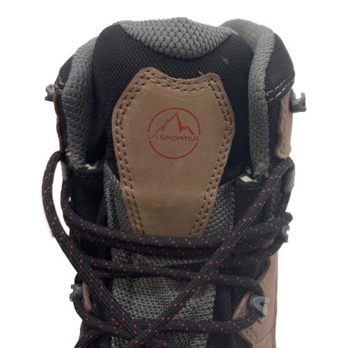 LA SPORTIVA (スポルティバ) NUCLEO HIGH GTX ハイカット(ソフトソール) トレッキングシューズ EUR 42(約26.5-27cm) ブラック×ブラウン