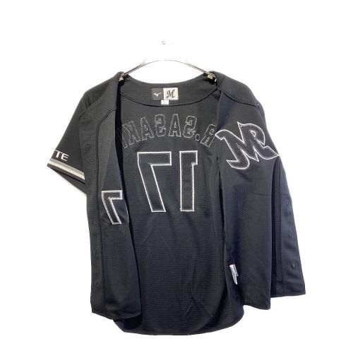 千葉ロッテマリーンズ (チバロッテマリーンズ) 2023年ビジターユニフォーム 応援グッズ SIZE M ブラック