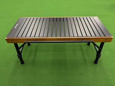 専売［ 中古］RATE WORKS アウトドアテーブル ダークブラウン［格安］ 楽天市場】ウッドパネルテーブル120 WOOD PANEL TABLE120 RATELWORKS