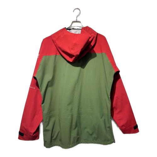 unfudge (アンファッジ) GENTLE JACKET スノーボードウェア(ジャケット)  SIZE XXL めんず　グリーン×レッド 24-25モデル