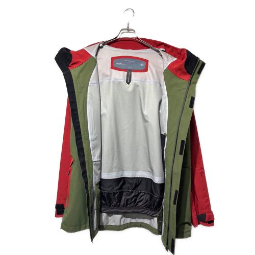 unfudge (アンファッジ) GENTLE JACKET スノーボードウェア(ジャケット)  SIZE XXL めんず　グリーン×レッド 24-25モデル
