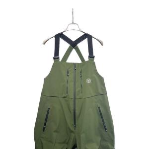 unfudge (アンファッジ) GENTLE BIB PANTS スノーボードウェア(パンツ) メンズ SIZE XXL グリーン×ブラック