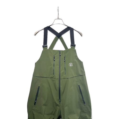 unfudge (アンファッジ) GENTLE BIB PANTS スノーボードウェア(パンツ) メンズ SIZE XXL グリーン×ブラック