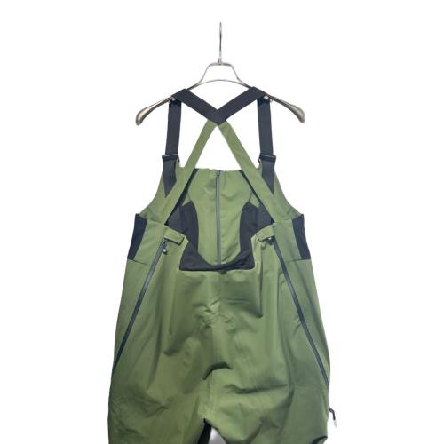 unfudge (アンファッジ) GENTLE BIB PANTS スノーボードウェア(パンツ) メンズ SIZE XXL グリーン×ブラック