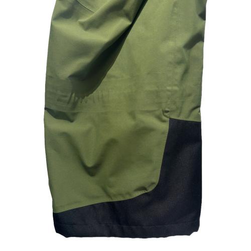 unfudge (アンファッジ) GENTLE BIB PANTS スノーボードウェア(パンツ) メンズ SIZE XXL グリーン×ブラック
