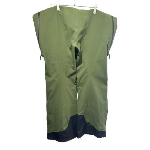 unfudge (アンファッジ) GENTLE BIB PANTS スノーボードウェア(パンツ) メンズ SIZE XXL グリーン×ブラック