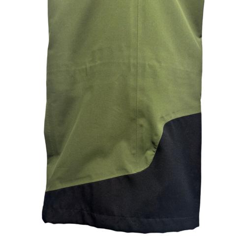 unfudge (アンファッジ) GENTLE BIB PANTS スノーボードウェア(パンツ) メンズ SIZE XXL グリーン×ブラック