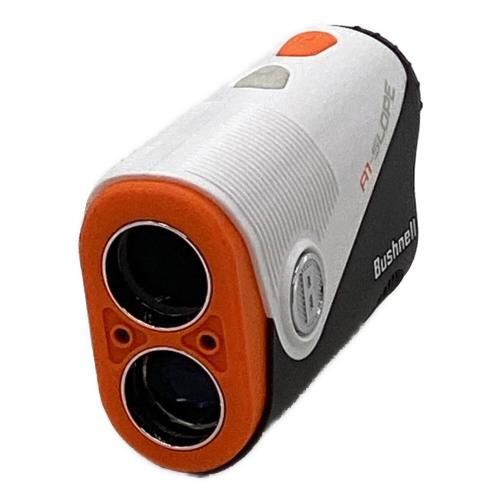 Bushnell (ブッシュネル) ゴルフ距離測定器 ケース・充電ケーブル付 ホワイト×オレンジ ピンシーカー A1スロープジョルト