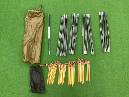 HILLEBERG (ヒルバーグ) ドームテント 127700100 シート若干のヨゴレ・ポールヨゴレ・ショックコード伸び・キズ有@ ケロン Keron 3GT