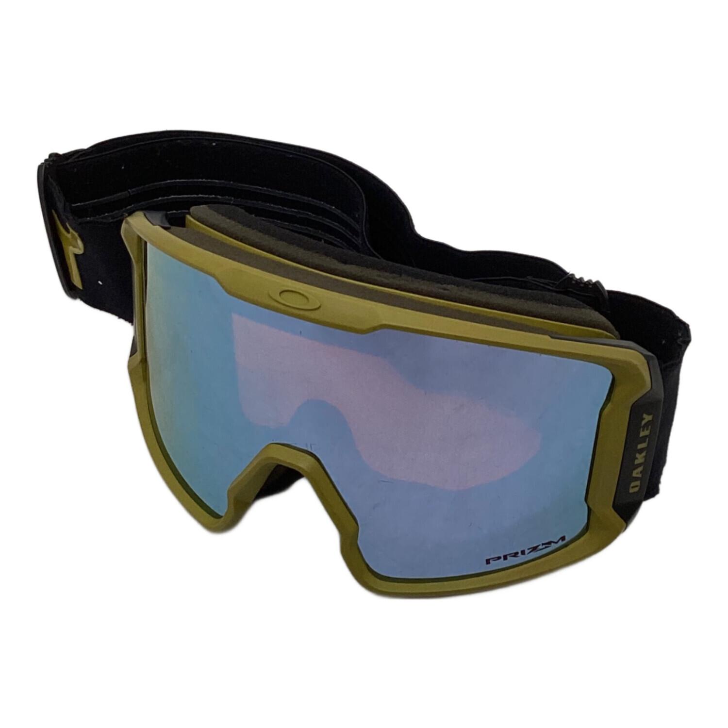 Oakley ラインマイナー　ゴーグル ブラウンレンズ　オリーブベルト OAKLEY (オークリー) ラインマイナー ゴーグル フレームゴールド/PRIZM