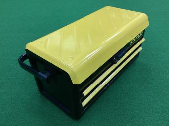 STANLEY (スタンレー) 収納ケース イエロー×ブラック メタルツールボックス 3段