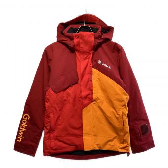 GOLDWIN (ゴールドウイン) Stream Jacket スノーボードウェア(ジャケット) G11926P メンズ SIZE L レッド×イエロー