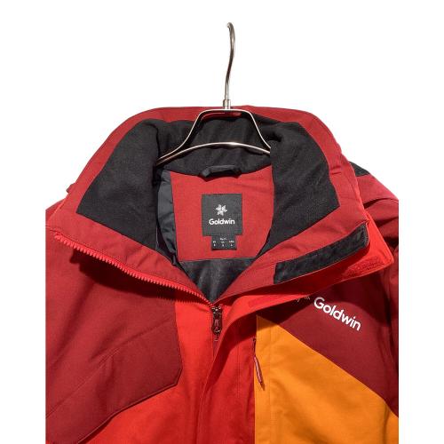 GOLDWIN (ゴールドウイン) Stream Jacket スノーボードウェア(ジャケット) G11926P メンズ SIZE L レッド×イエロー