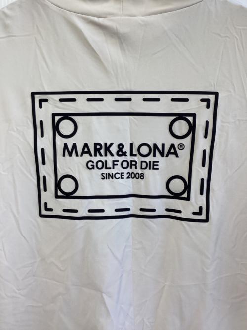 MARK&LONA (マークアンドロナ) モックネック ゴルフウェア(トップス) MLM-4B-AA11 メンズ SIZE XL ベージュ